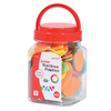 Edx Education Junior Rainbow Pebbles in Mini Jar, Earth Colors, Set of 36 13229J